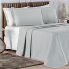 Cama Posta King Lisboa Colcha Luxo 100% Algodão Bordado 3 Pçs