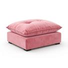 Cama Puff Pet Cachorro e Gato Puff Pet Super Macio e Confortável Suede Cor:Suede Rosa