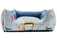 Cama Quadrada Impermeável Para Cães e Gatos