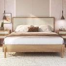Cama Queen 172cm com Cabeceira em Palhinha Oslo Artesano Cama Queen 172cm com Cabeceira em Palhinha Oslo Artesano