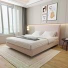 Cama Queen Boreal Flutuante CabeCasa MadeiraOriginals Bege Cama Queen Boreal Flutuante CabeCasa MadeiraOriginals Bege