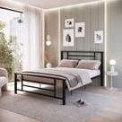 Cama Queen em Ferro Emy Design Moderno Yescasa