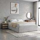 Cama Queen Estofada Alto Padrão Quarto Aconchegante Requinte Acabamento Premium Confortável e Linda Cama Queen Estofada Alto Padrão Quarto Aconchegante Requinte Acabamento Premium Confortável e Linda