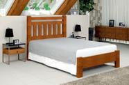 Cama Queen Size Bari de Madeira Maciça Tauari Cor Imbuia Cama Queen Size Bari de Madeira Maciça Tauari Cor Imbuia