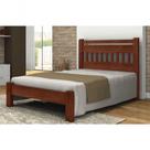 Cama Queen Size Mônaco de Madeira Maciça Angelim Pedra Tauari Castanho Cama Queen Size Mônaco de Madeira Maciça Angelim Pedra Tauari Castanho