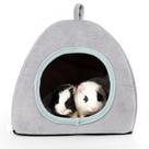Cama Refugio para Cobaya ONEJU en forma de tienda, color gris