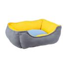 Cama Retangular G Azul e Amarela Cama Retangular G Azul e Amarela