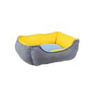 Cama Retangular P Azul e Amarela