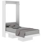 Cama Retratil De Parede Solteiro Cm8015 Branco Branco