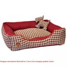 Cama Rubi Maya Vermelha M 53x67x19 - São Pet