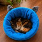 Cama Saco de Dormir Ninho pet Toca para Gato Cores Machos ou Fêmeas - Cama Saco de Dormir Ninho pet Toca para Gato Cores Machos ou Fêmeas -