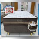 Cama Solteirão Para Solteiro Molas Ensacadas Conjunto base 110x200 Colchão JASMIM PLUS Grátis Travesseiro