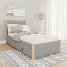 Cama Solteiro 2 Gavetas Íris CabeCasa MadeiraOriginals