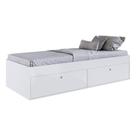 Cama Solteiro 4 Portas Para Colchão 188x78cm Multimóveis Cr40090 Branca Branco