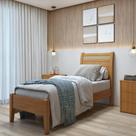 Cama Solteiro 90cm Esmeralda Móveis