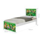 Cama Solteiro Adesivada Safari com Colchão