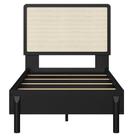 Cama Solteiro Artesano Palhinha Oslo 102cm Nero