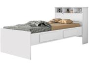 Cama Solteiro Baú 2 Gavetas Conquista Móveis Ravena