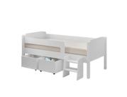 Cama Solteiro Bella Plus C/ Aux - Branco