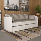 Cama Solteiro Bicama Cm8032 Branca - Tecno Mobili Cama Solteiro Bicama Cm8032 Branca - Tecno Mobili