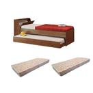 Cama Solteiro Bicama Com 2 Colchões Ditália Bb-28 Diamond