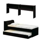 Cama Solteiro Bicama Est C/ 2 Colchões Ditália BB2829 Preto CZ