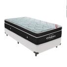 Cama Solteiro Box Branca Elegant Colchão Ortobom Molas Ensacadas EuroPillow Cama Solteiro Box Branca Elegant Colchão Ortobom Molas Ensacadas EuroPillow