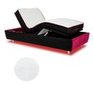 Cama Solteiro Box Gamer Suéde Branco 108x218 Com Massagem