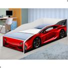 Cama Solteiro Carro Vermelho