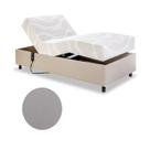 Cama Solteiro Centauro Facto Slip Prata 97x205x64 cm Sem Fio Cama Solteiro Centauro Facto Slip Prata 97x205x64 cm Sem Fio