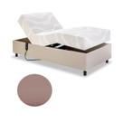 Cama Solteiro Centauro Velutto Castoro 90x200x64 cm Sem Fio