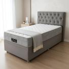 Cama Solteiro Com Baú E Cabeceira+colchão Riviera Sankonfort Colchão Branco-baú E Cabeceira Escolher Cor No Chat