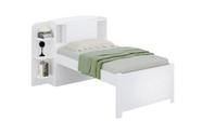 Cama Solteiro com Cabeceira Baú - Milênio Plus-Bra - D'Doro