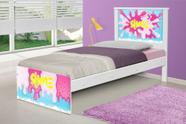 Cama Solteiro com Cabeceira Slime Menina