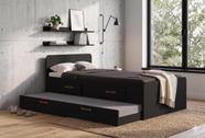 Cama Solteiro com Cama Auxiliar e Gavetas Cindy