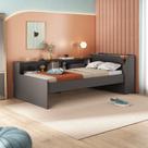 Cama Solteiro com Nicho 220x80cm Aria
