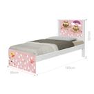 Cama Solteiro Corujinhas e Borboleta com Colchão Cama Solteiro Corujinhas e Borboleta com Colchão