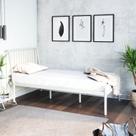 Cama Solteiro em Aço Begônia CabeCasa MadeiraOriginals