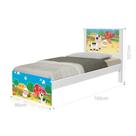 Cama Solteiro Fazendinha Colorida