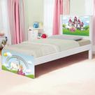 Cama Solteiro Hop com Cabeceira Princesa Encantada