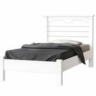 Cama Solteiro J&A Móveis Lion em 100% MDF para colchão com largura de 88 cm estrado em madeira Branco