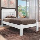 Cama Solteiro Letícia Branco