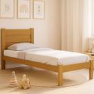 Cama Solteiro Madeira Maciça Estrutura Reforçada Estilo Colonial Elegante e Durável