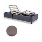 Cama Solteiro Motorizada Prime Care Suéde Grafite 100x209x44