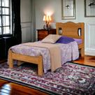 Cama Solteiro Munique Nature com Colchão Gabrielli