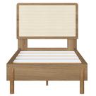 Cama Solteiro Palhinha Oslo 27058 Pes Madeira 102 cm Artesano