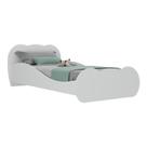 Cama Solteiro Para Colchão 88x188cm 100% Mdf Carolina Multimóveis Bb2761 Branco Branco Cama Solteiro Para Colchão 88x188cm 100% Mdf Carolina Multimóveis Bb2761 Branco Branco