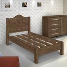 Cama Solteiro Siena 100% Mdf Com Sarrafo Em Madeira Carmolar Mocaccino