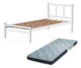 Cama Solteiro Tubolar Com Colchão D28, Alojamento, Pousadas.