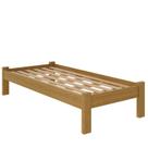 Cama Solteiro Turca New Reforçada Madeira Cor Nogueira